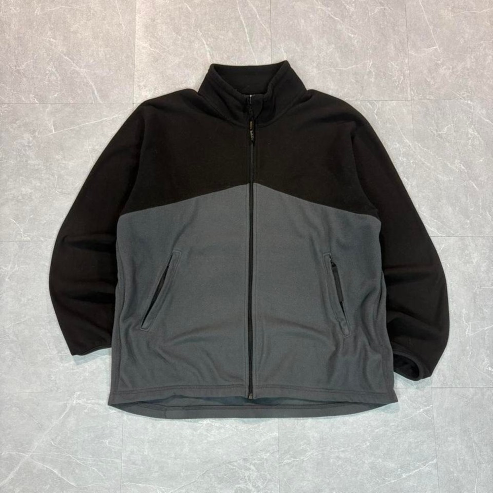 REI black & grey polar tech fleece jacket Size M #outdoor #fleece‎